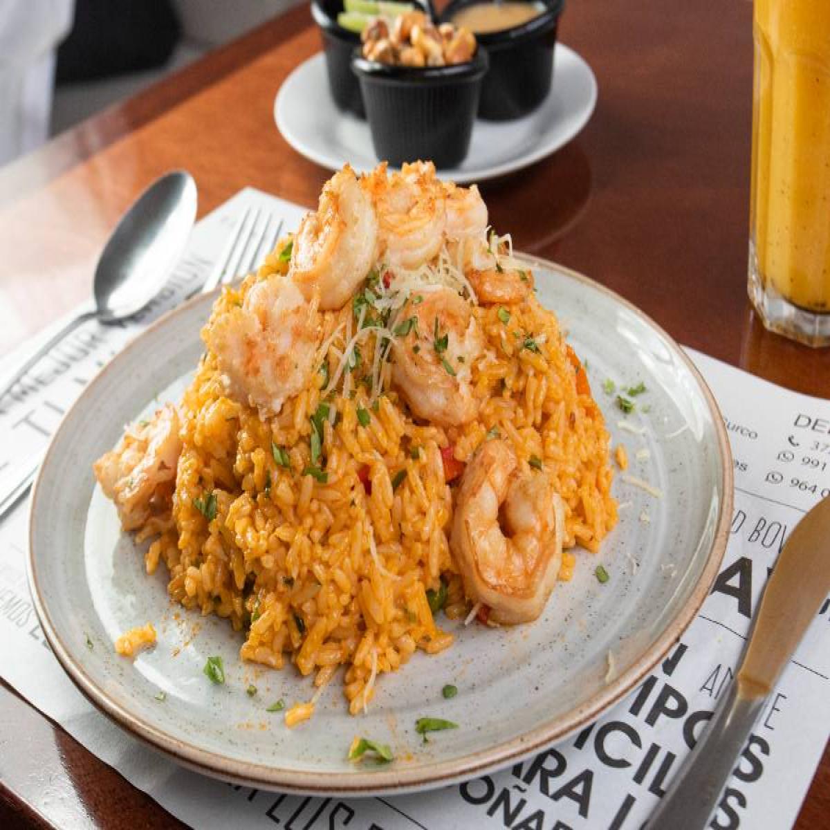Arroz con langostinos